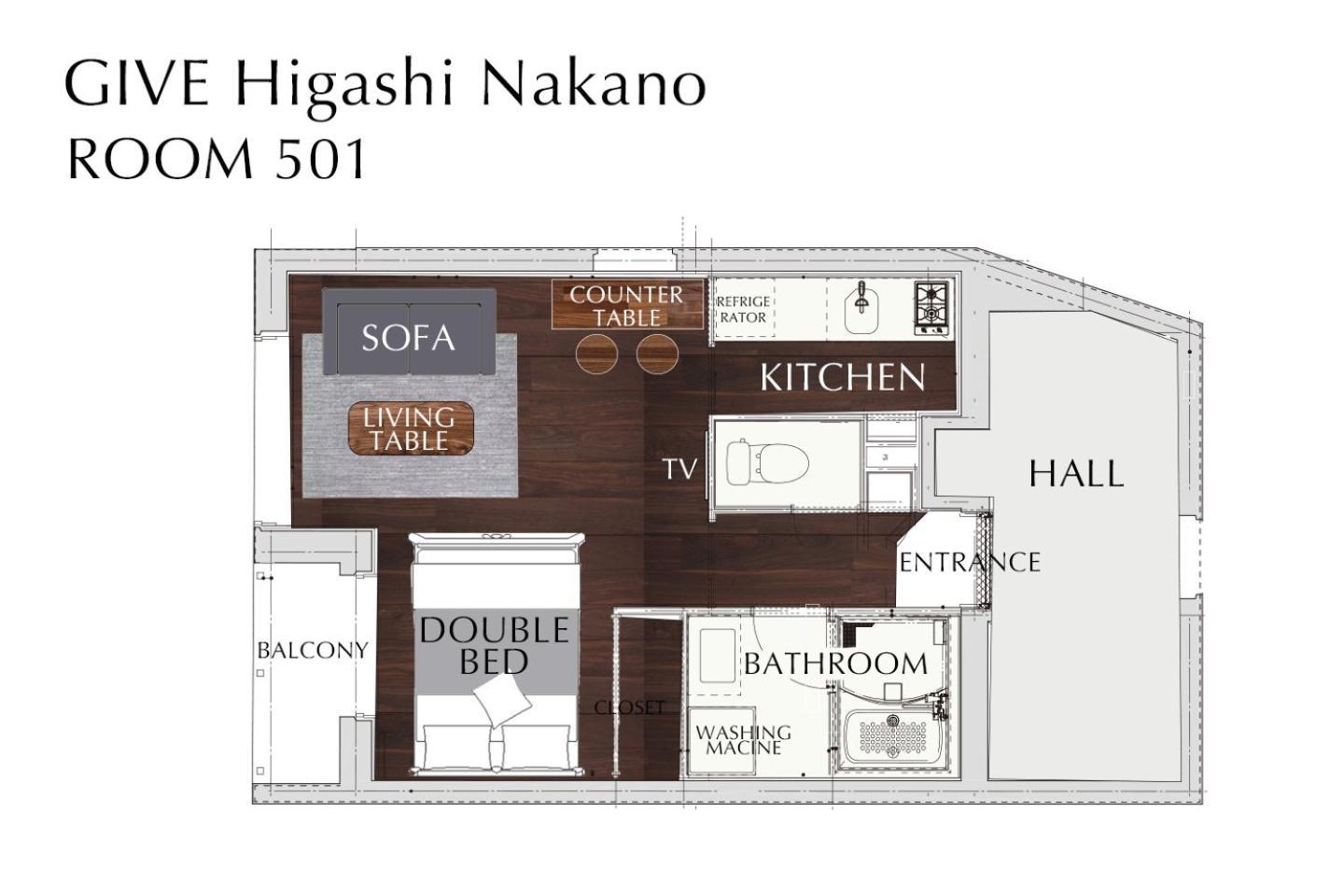 Give Higashi Nakano Präfektur Tokio Exterior foto