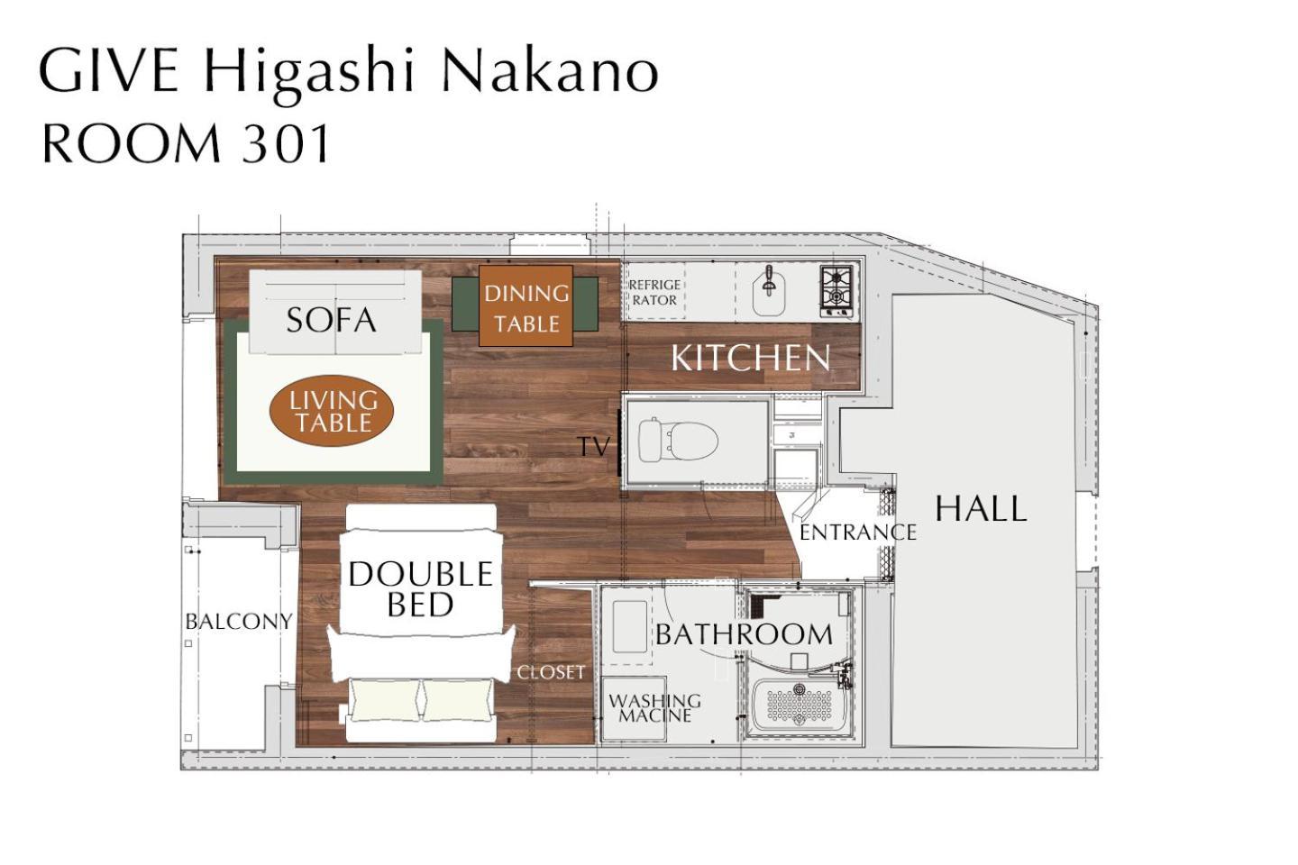 Give Higashi Nakano Präfektur Tokio Exterior foto